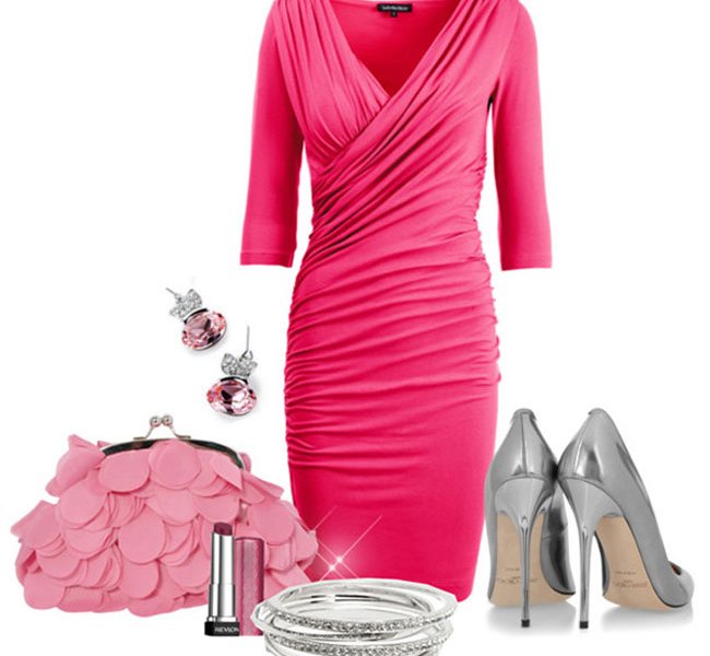 С Какими Туфлями Одеть Розовое Платье