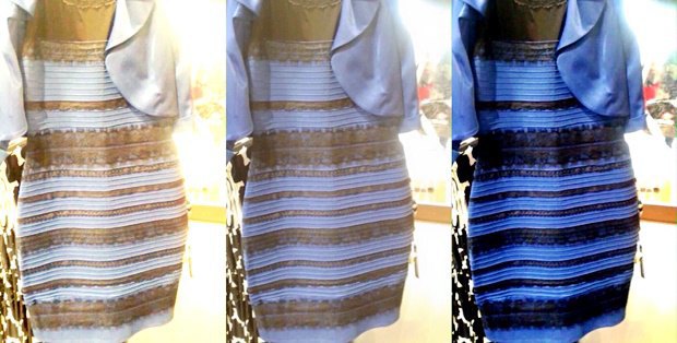 دليل  إثبات مطبخ رمشة عين  Rochie albastru-negru sau alb-auriu. Ce culoare este rochia? Explicație  științifică.